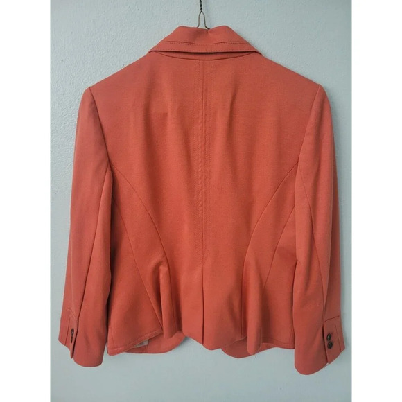 The Limited - Womens Single Button Lined Blazer Jacket -Orange - Size Small -EUC - Picture 6 of 15